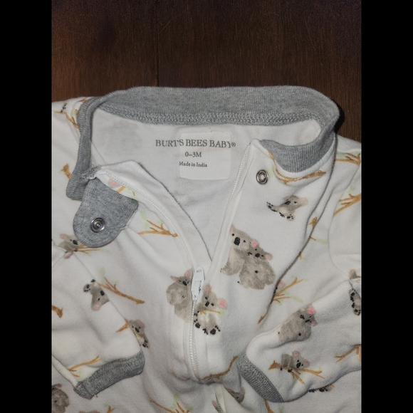 Burt's Bees Baby Footie Pajamas Bundle 0-3 Month - Picture 4 of 7